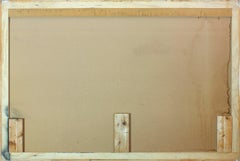 "Taos" archival print, oil paint and mixed media encased in resin by Mazzucco