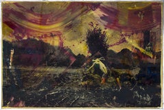 "Vietnam, Untitled" signed mixed media artwork by artist Raphael Mazzucco
