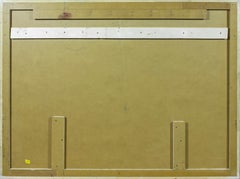 "Polvo" impresión de archivo, pintura al óleo y técnica mixta encerrada en resina por Mazzucco