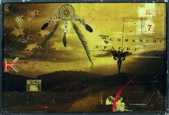 "Land of the Sun" stampa d'archivio e tecnica mista racchiusa in resina di Mazzucco