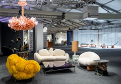 Raphael Navot, "Acrostic Overlay Armchair 'Left'" (fauteuil à superposition acrostique), 2021