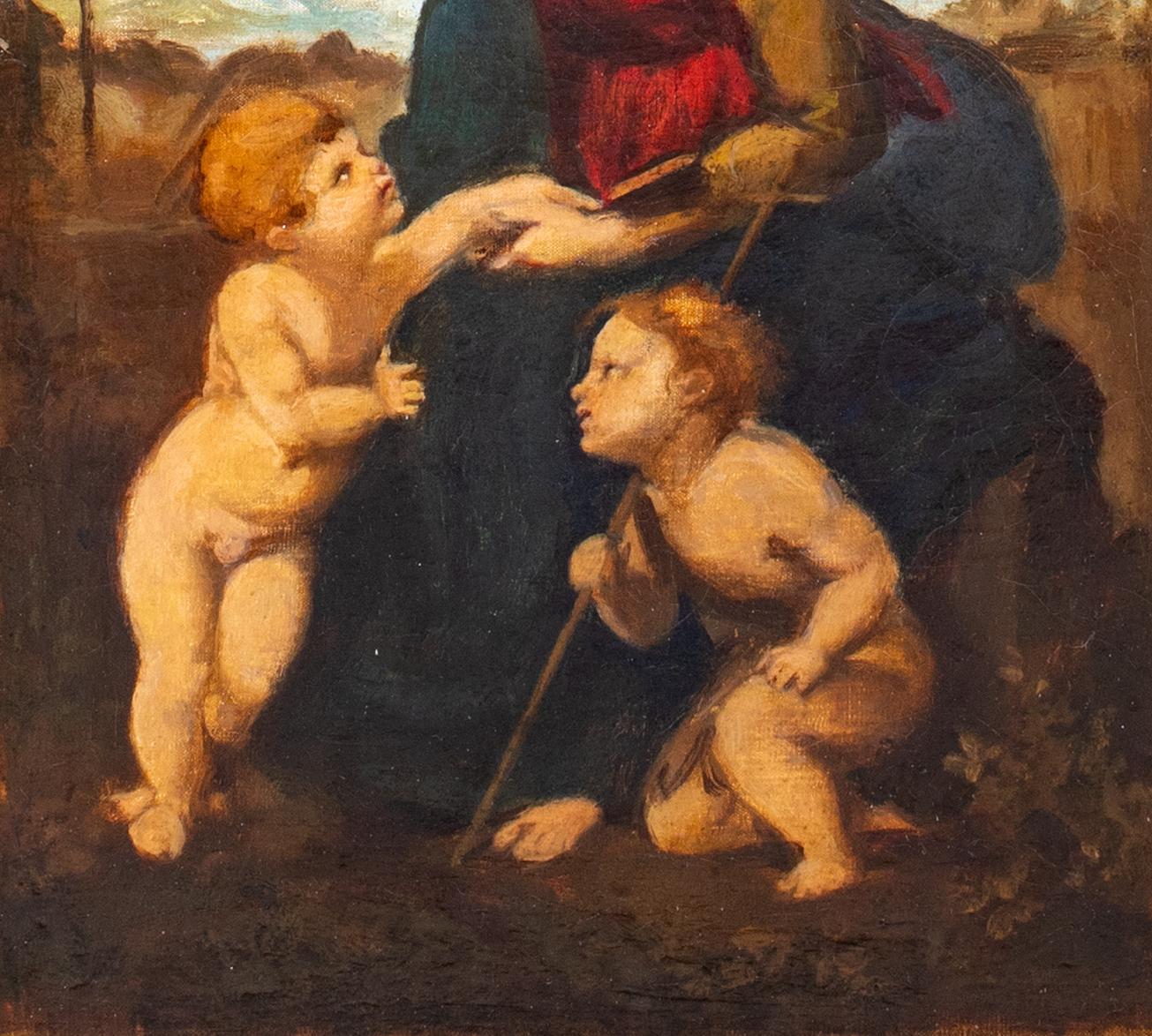 Madonna & Child, 19th Century   European School - after Raphael (1483-1520)  For Sale 7