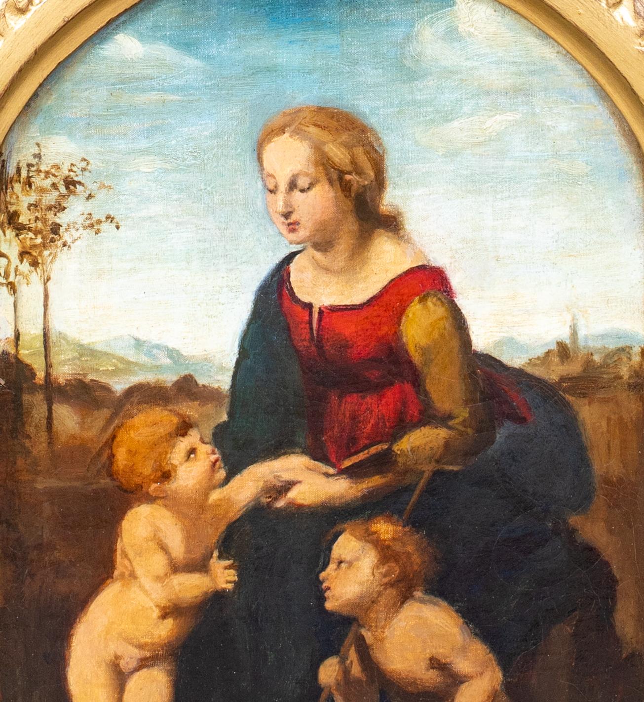 Madonna & Child, 19th Century   European School - after Raphael (1483-1520)  For Sale 3