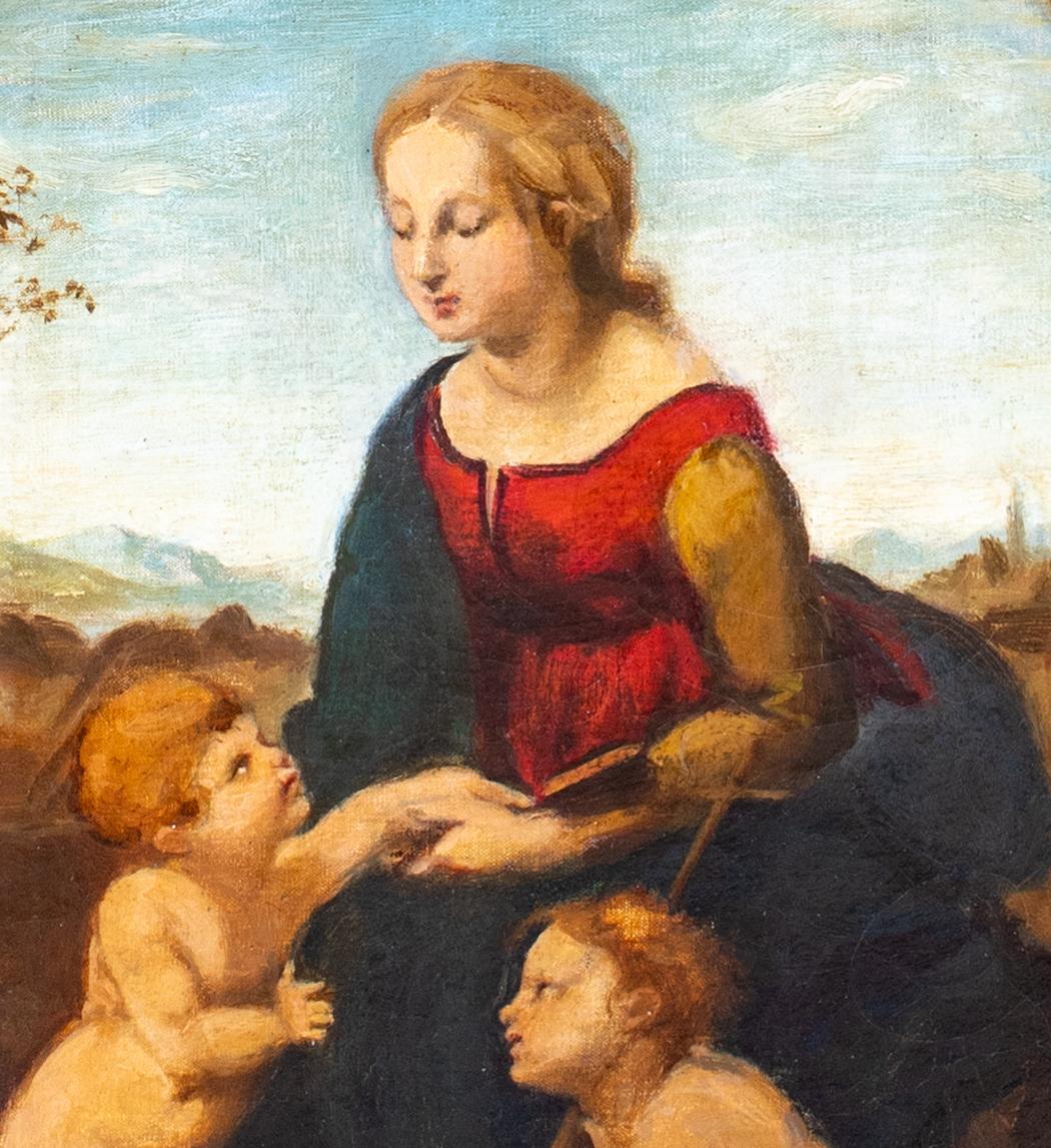 Madonna & Child, 19th Century   European School - after Raphael (1483-1520)  For Sale 4