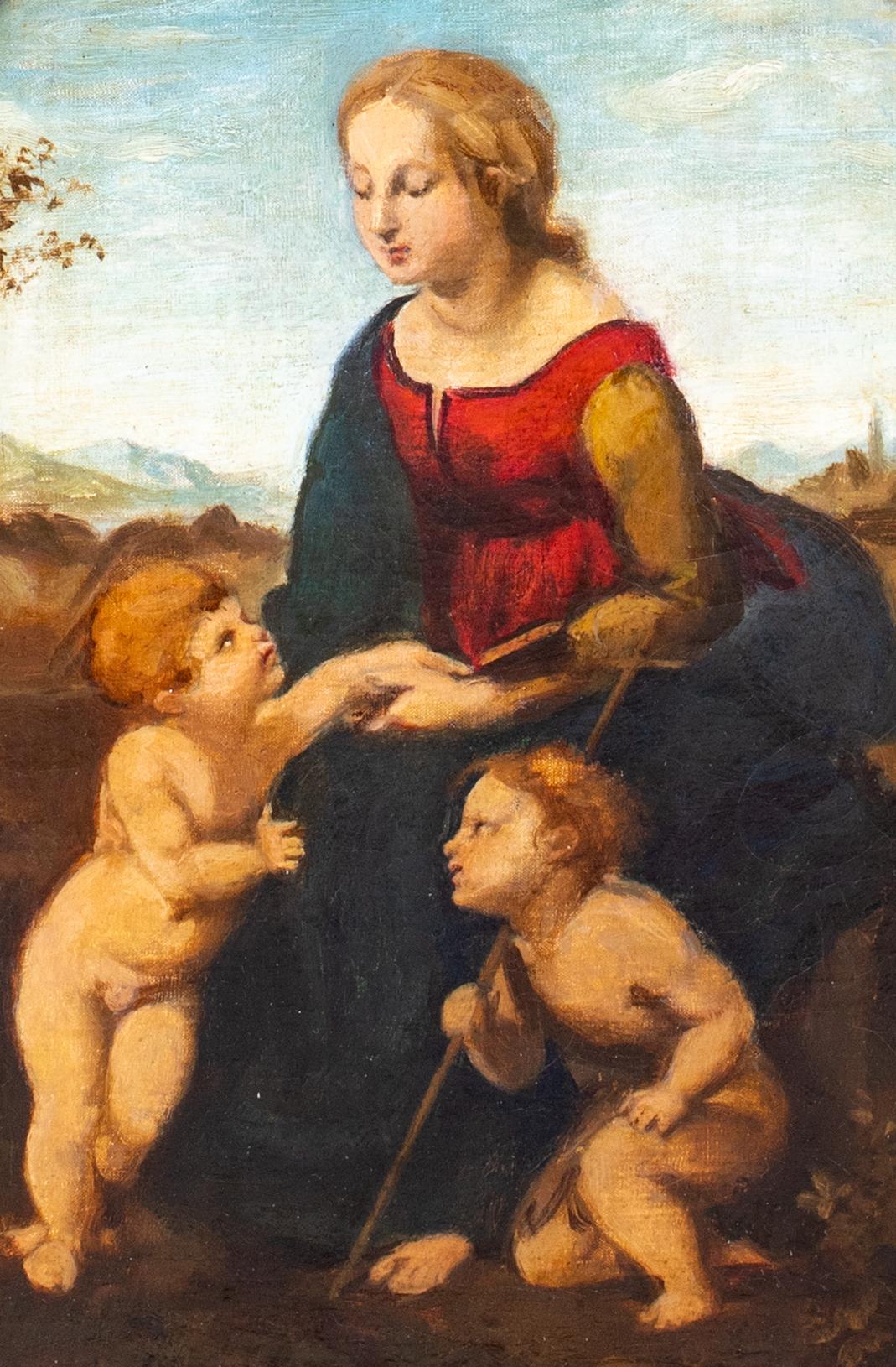 Madonna & Child, 19th Century   European School - after Raphael (1483-1520)  For Sale 5