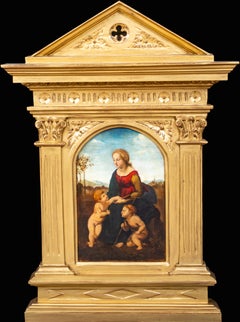 Madonna & Child, Siglo XIX Escuela Europea - según Rafael (1483-1520)