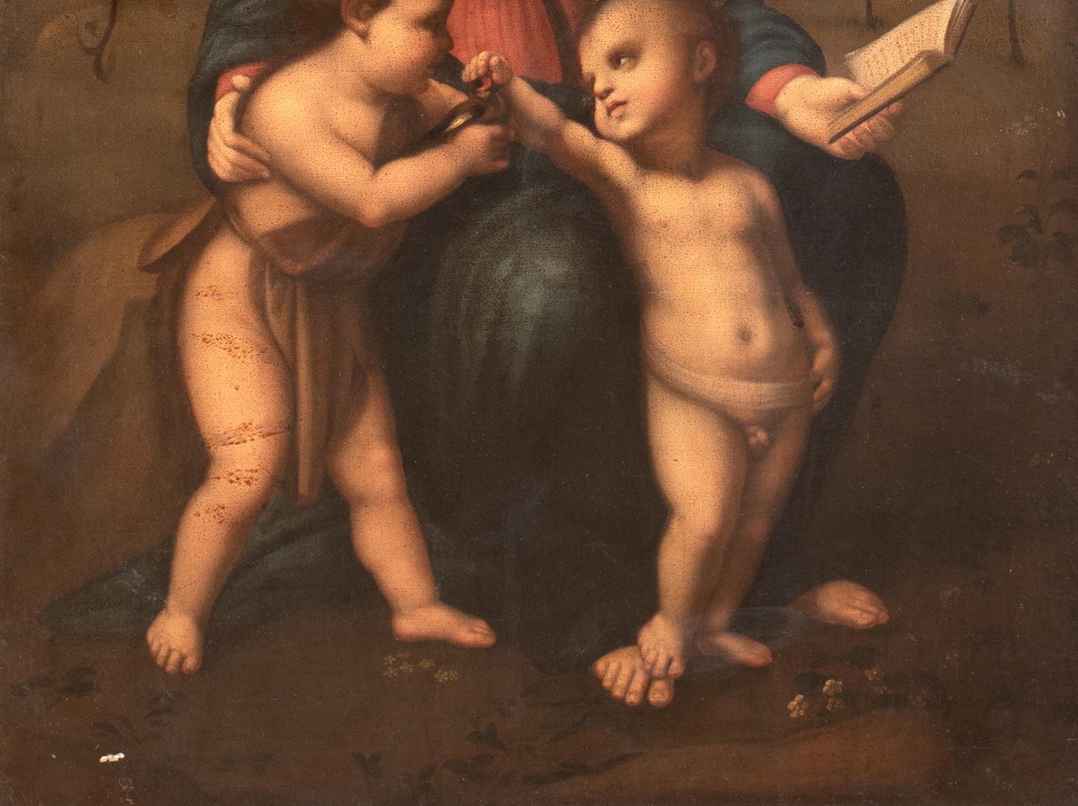 Madonna del Cardellino, XVIII secolo  dopo RAFFAELE (1483-1520) in vendita 6