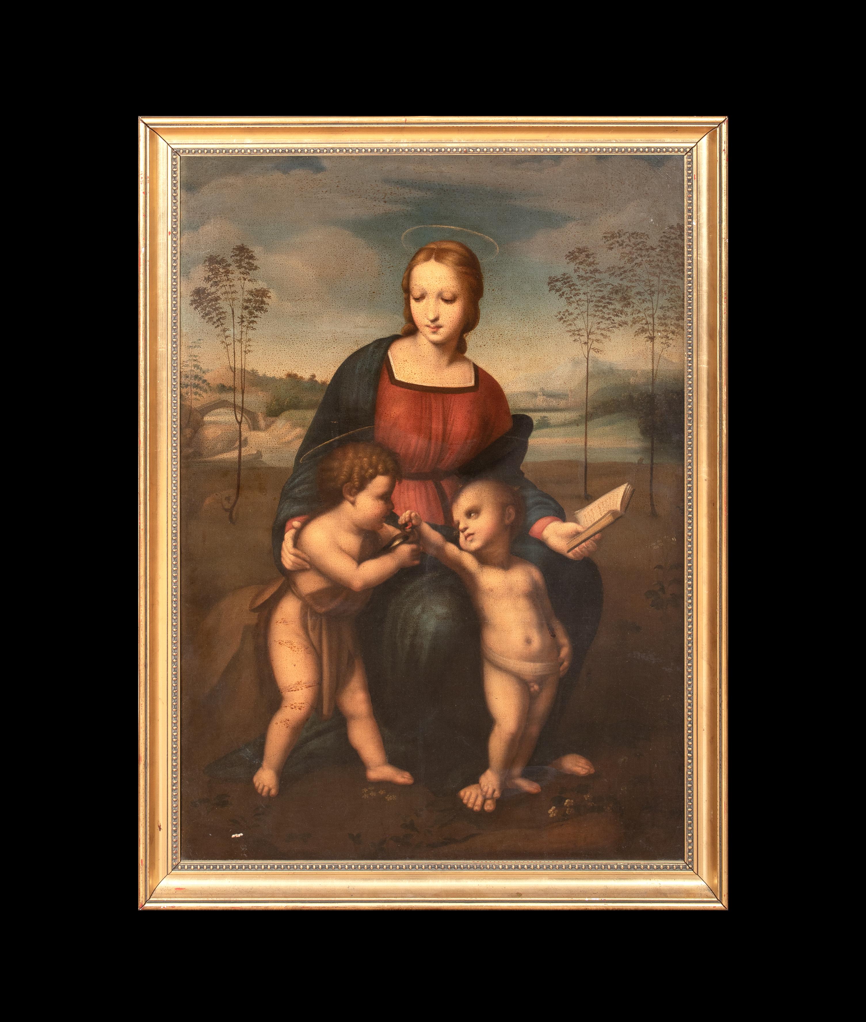 Madonna del Cardellino, XVIII secolo  dopo RAFFAELE (1483-1520) - Painting di Raphael (Raffaello Sanzio da Urbino)