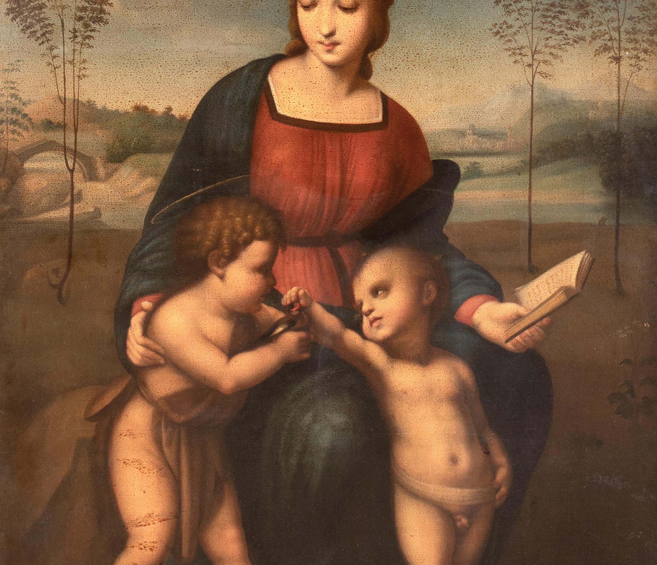 Madonna del Cardellino, XVIII secolo  dopo RAFFAELE (1483-1520) in vendita 2