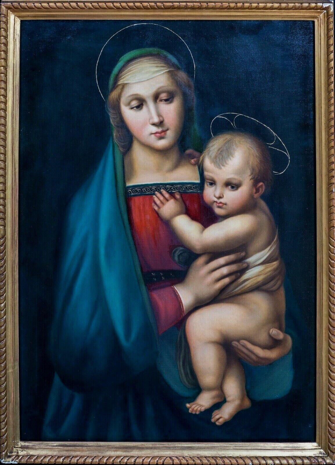 The Tempi Madonna, 16th Century RAPHAEL (1482-1520) - Painting by Raphael (Raffaello Sanzio da Urbino)