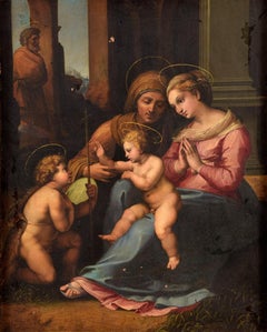 The Virgin And Child, Saint Anne And The Infant Saint John The Baptist