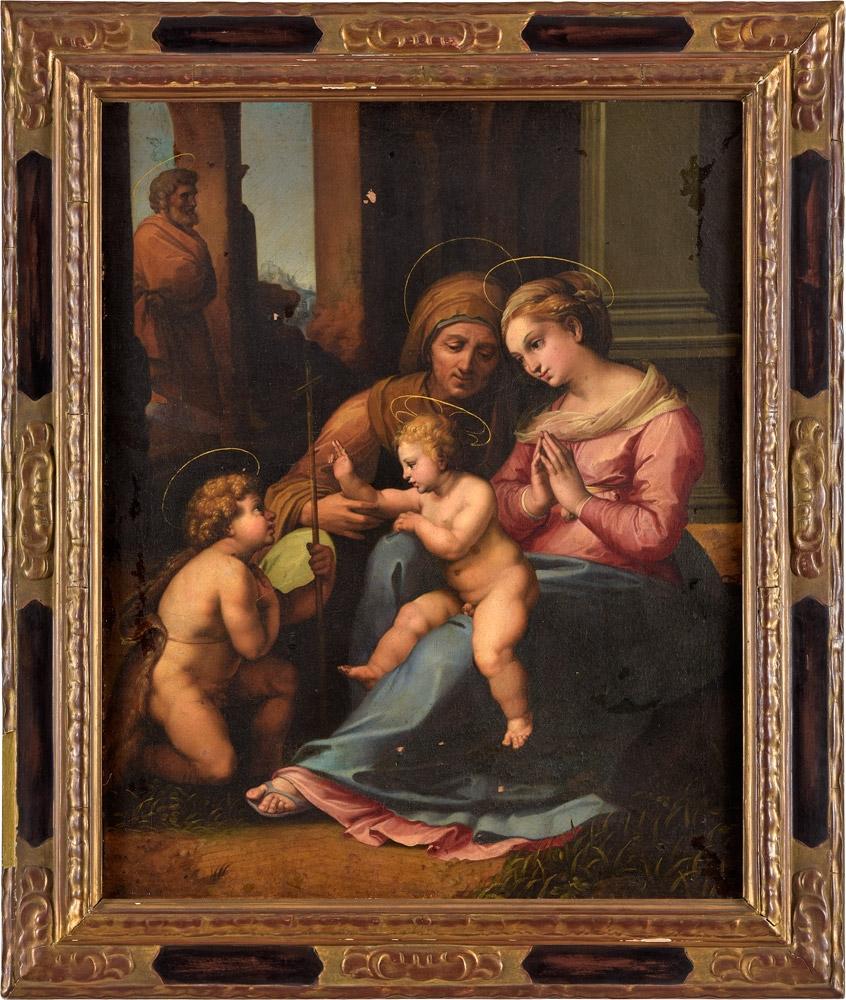 The Virgin And Child, Saint Anne And The Infant Saint John The Baptist
