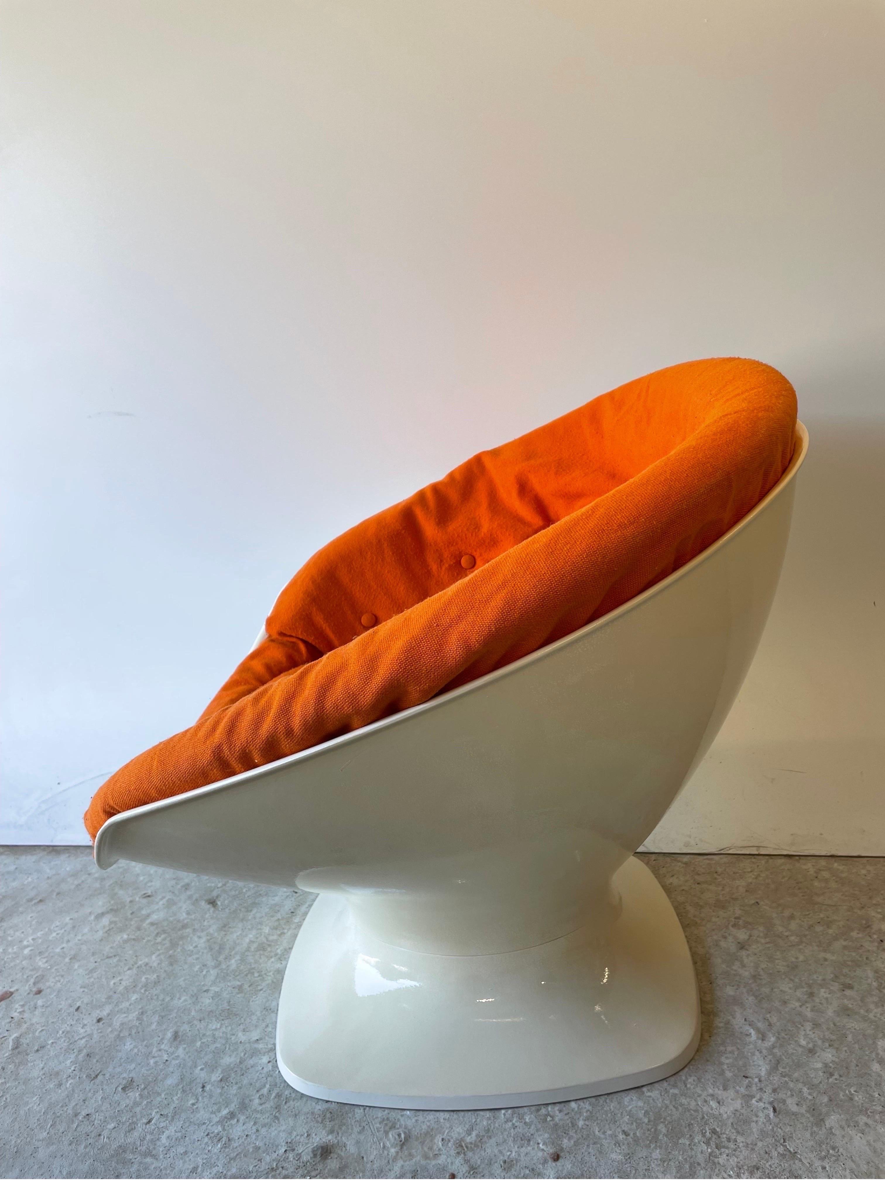 French Raphael Raffel Für Herman Miller: Egg Chair Aus Dem Space Age, 1965 Frankreich