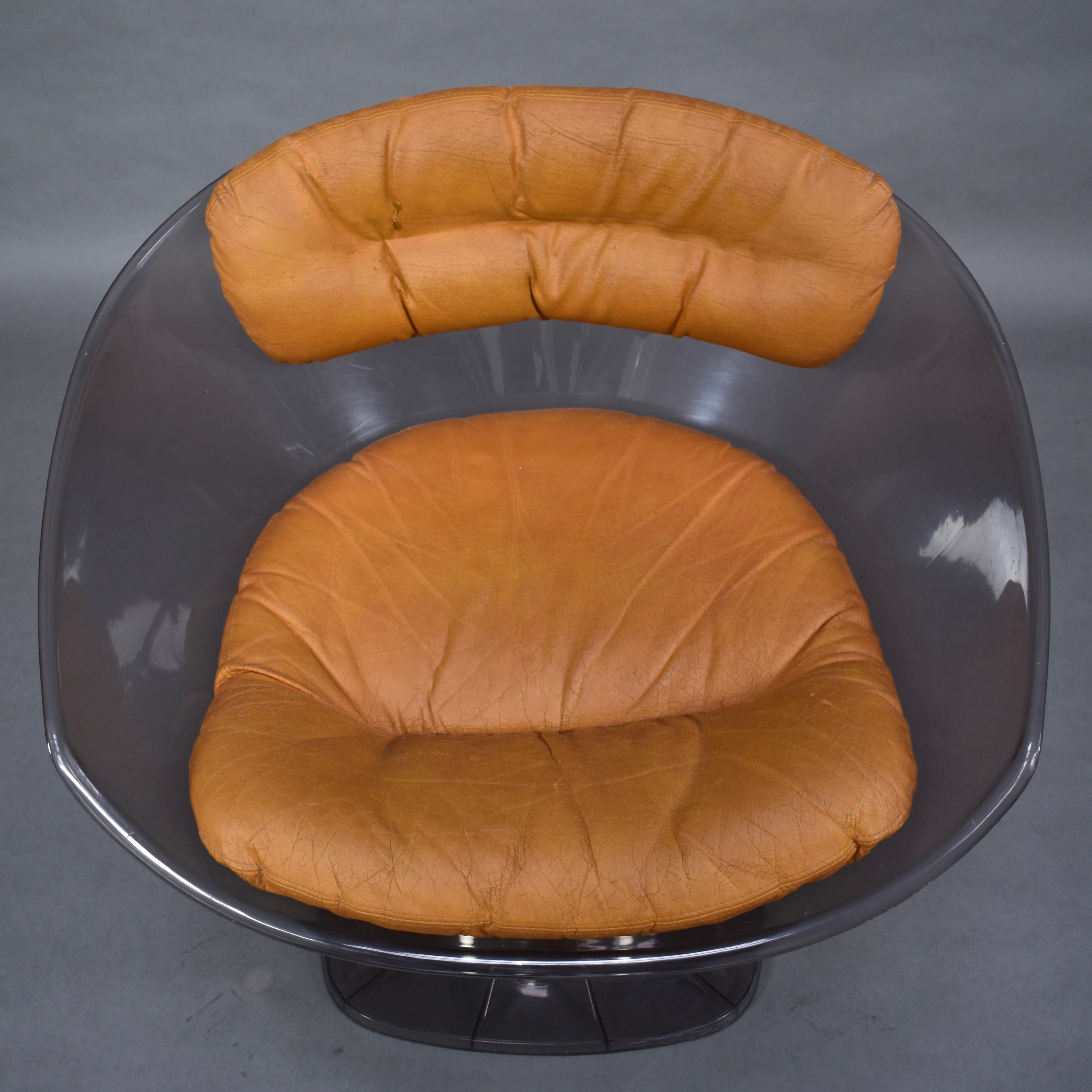 Raphael Raffel Club Chair:: Frankreich:: um 1970 3