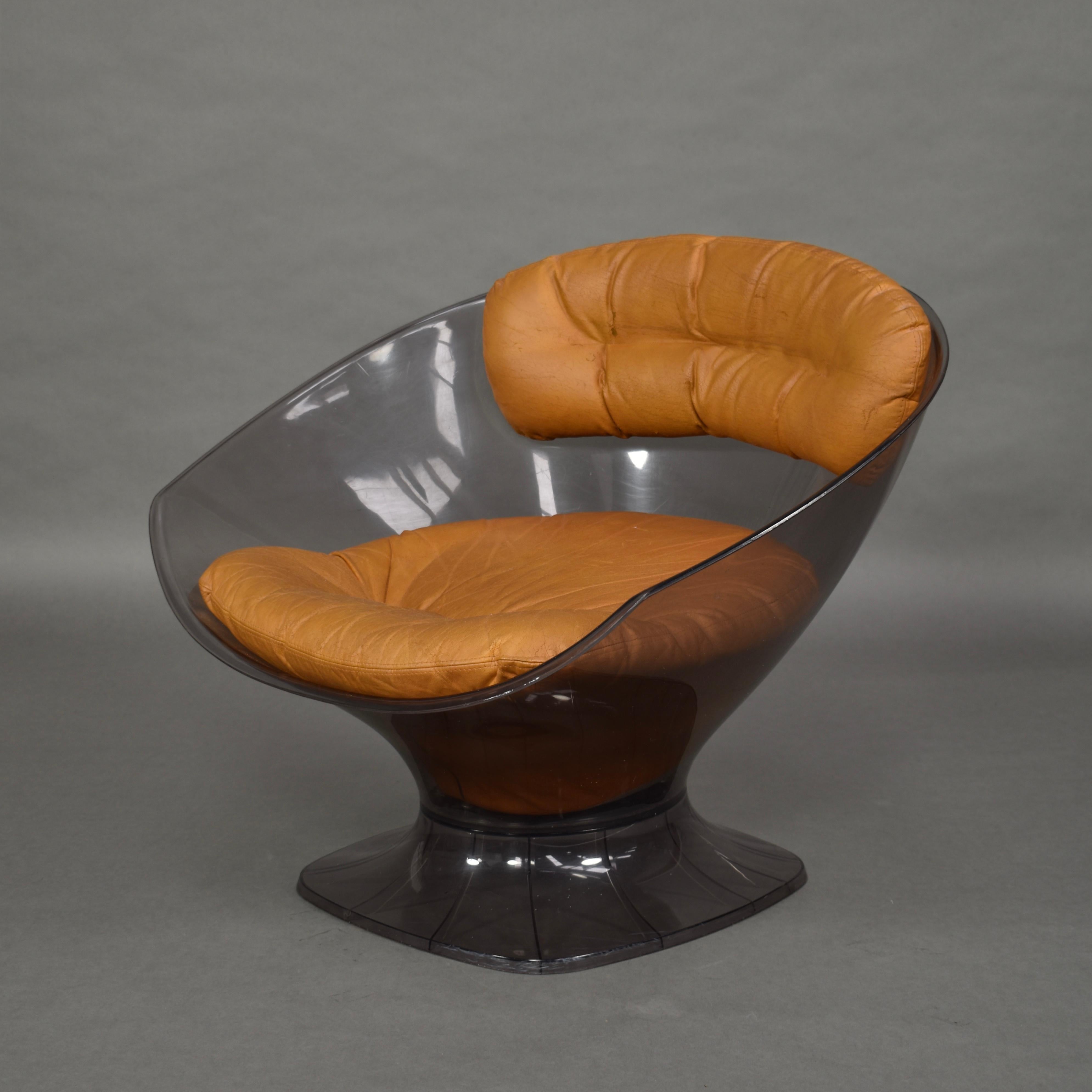 Raphael Raffel Club Chair:: Frankreich:: um 1970 2
