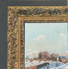 Corner of AS, peinture à l'huile originale, paysage