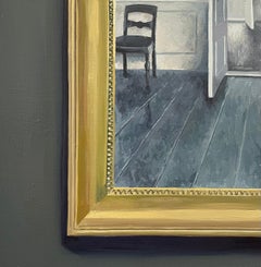 Low Corner of VH, Contemporary Oil Painting, Interiors, Chair