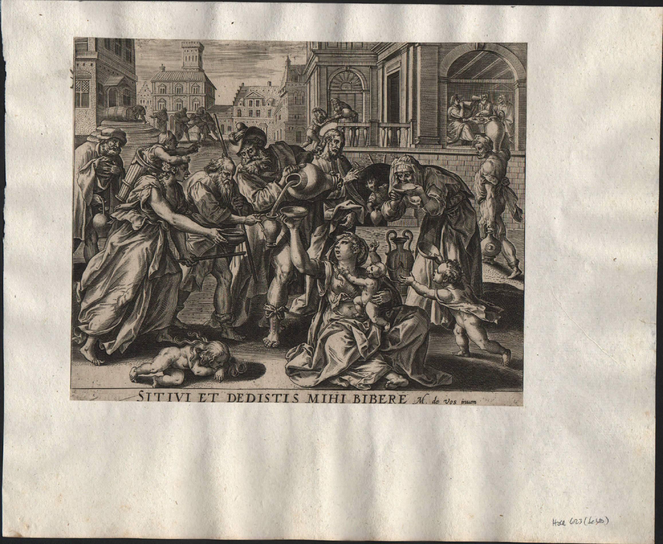 The Mercies of Christ - 1580-1585 Set of 8 Plates Old Master Engravings For Sale 5