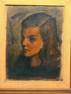 Raphael Soyer (American, 1899–1987) Portrait of a Young Woman, c. 1940s