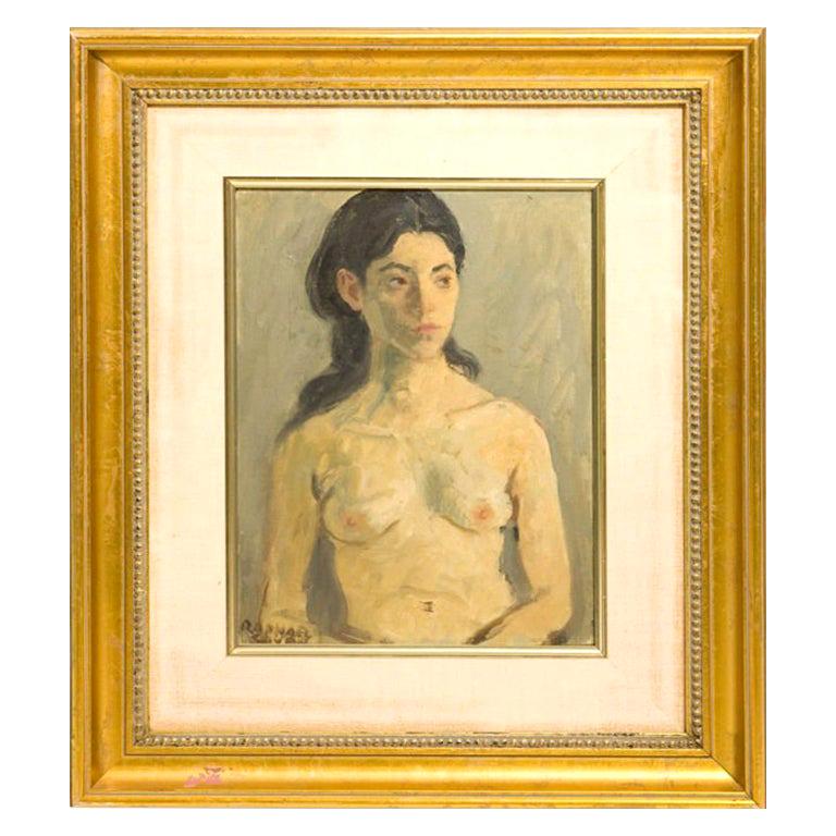 Raphael Soyer Pittura a olio nuda