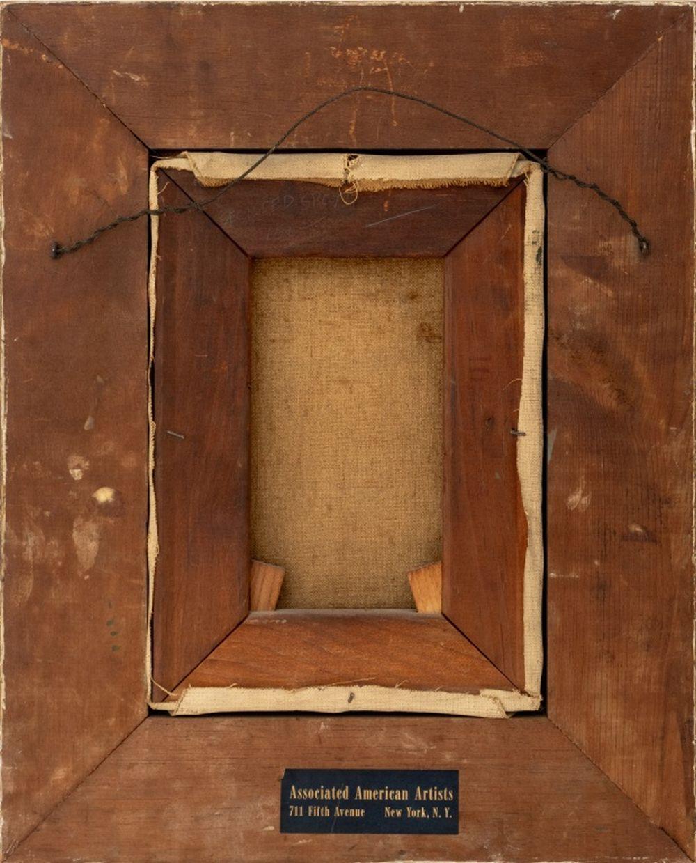 Couple Embracing in an Interior Scene For Sale 2