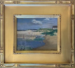 "Hampton Bay" Raphael Soyer, Paesaggio americano, Costa orientale, Cielo, Spiaggia