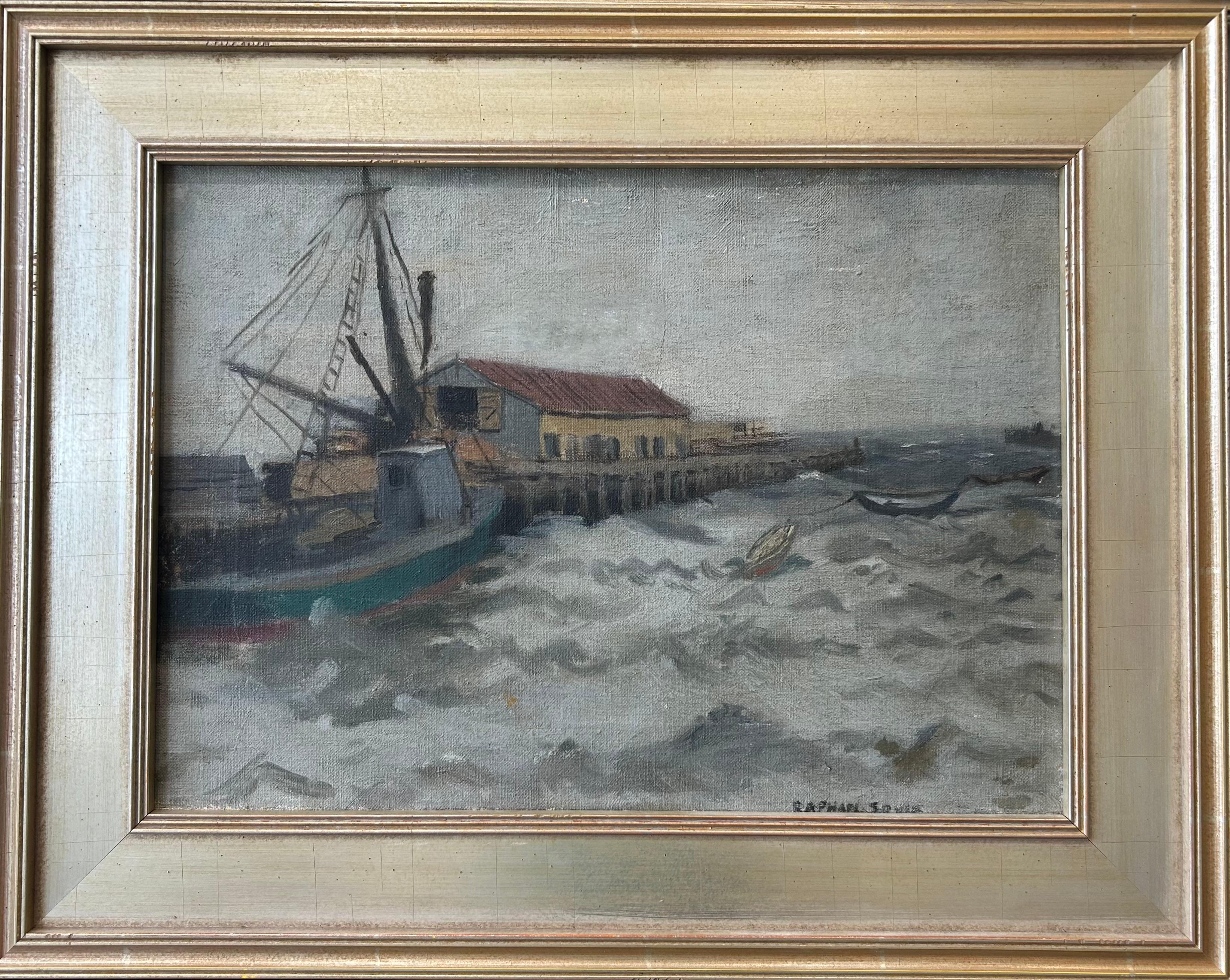Merveilleux exemple du travail de Soyer. Typiquement dramatique, Provincetown était l'un de ses sujets de prédilection.