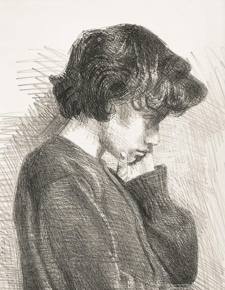 Adoleszenz – Print von Raphael Soyer