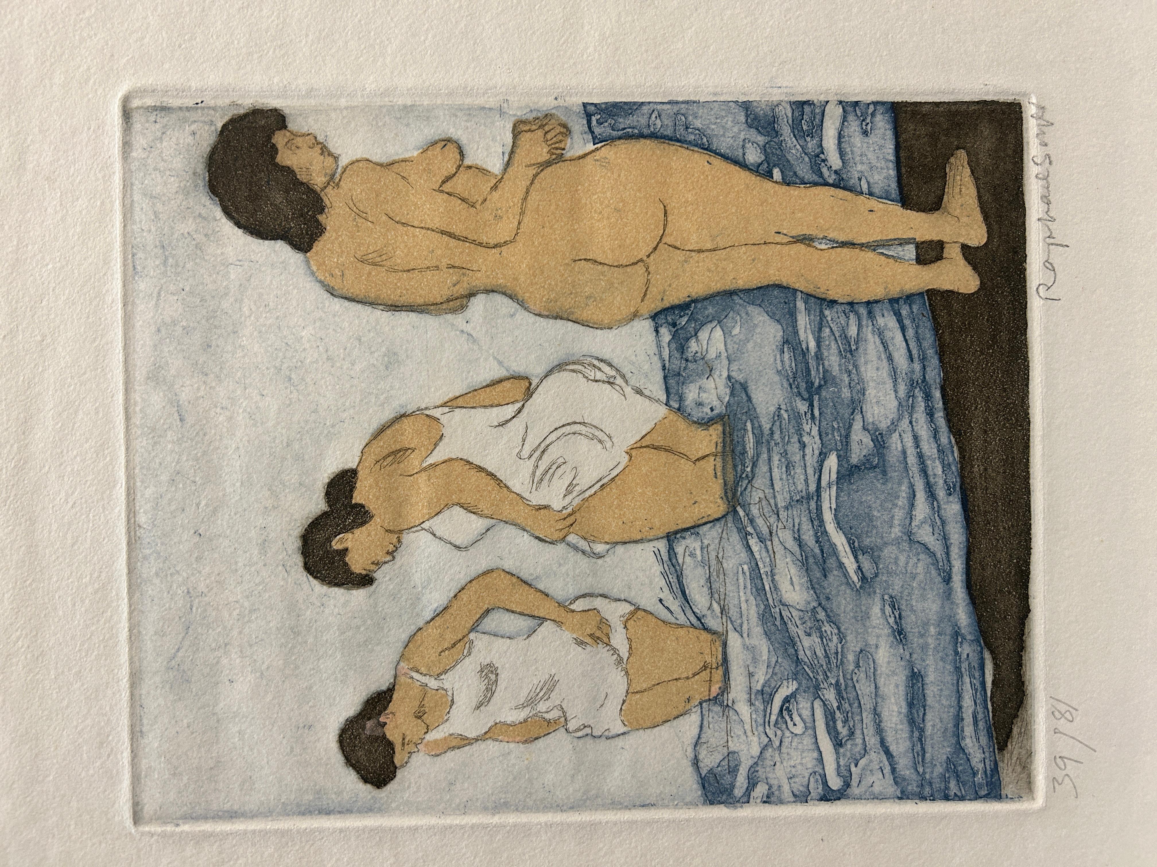 Day Bathing - Print by Raphael Soyer