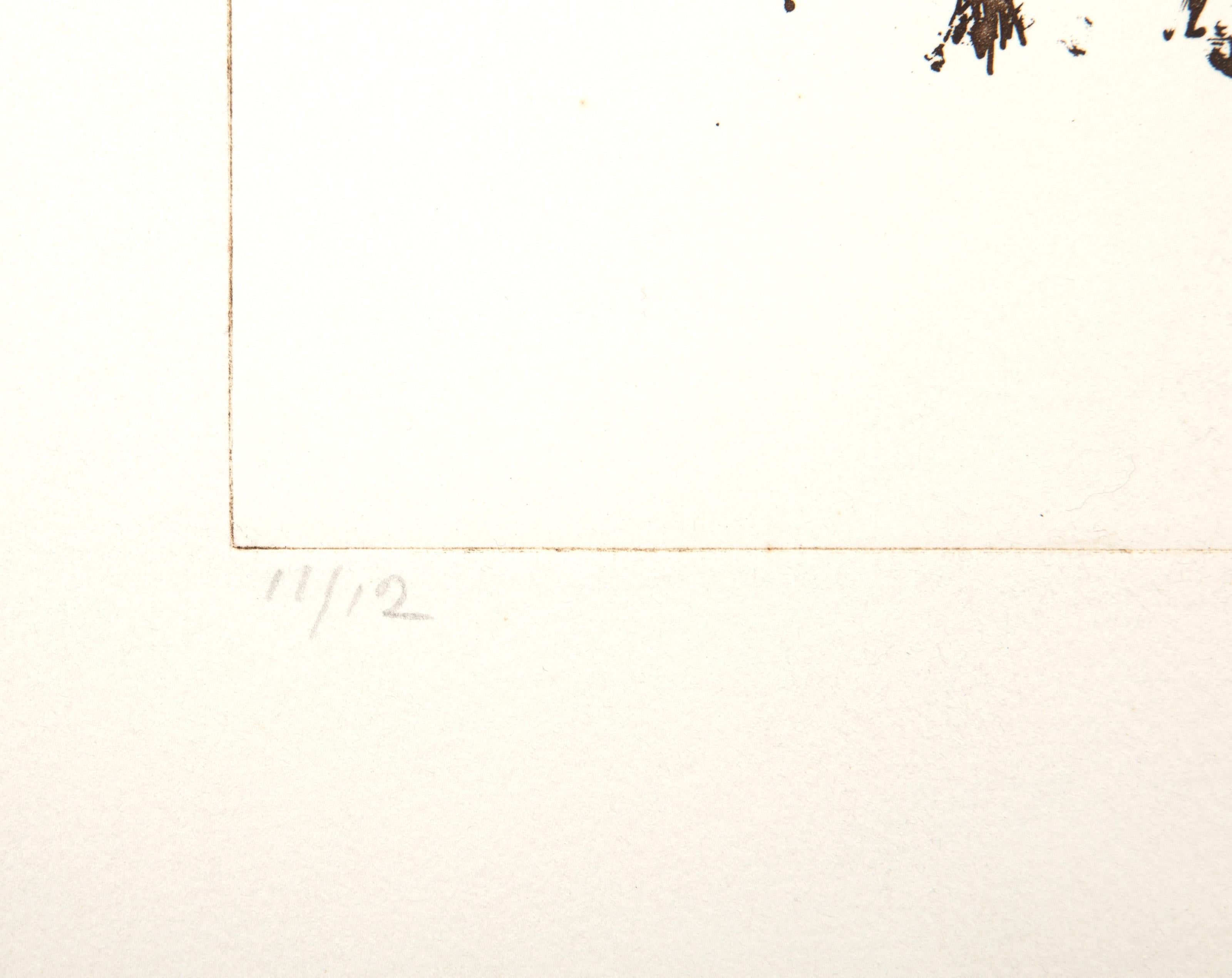 Aktstudie III, Radierung von Raphael Soyer im Angebot 2