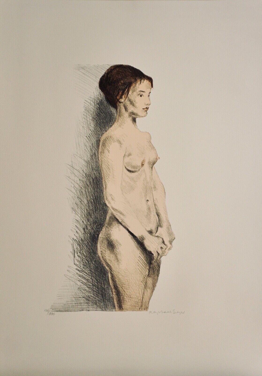 Nackte Frau Portfolio (Zeitgenössisch), Print, von Raphael Soyer