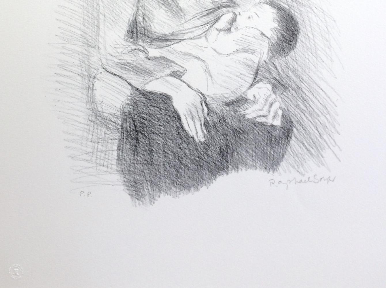 breastfeeding pencil drawing