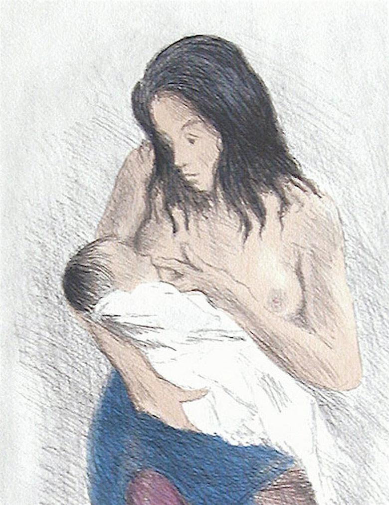 picasso nursing mother