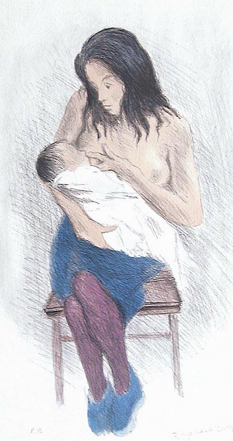 pencil breastfeeding sketch