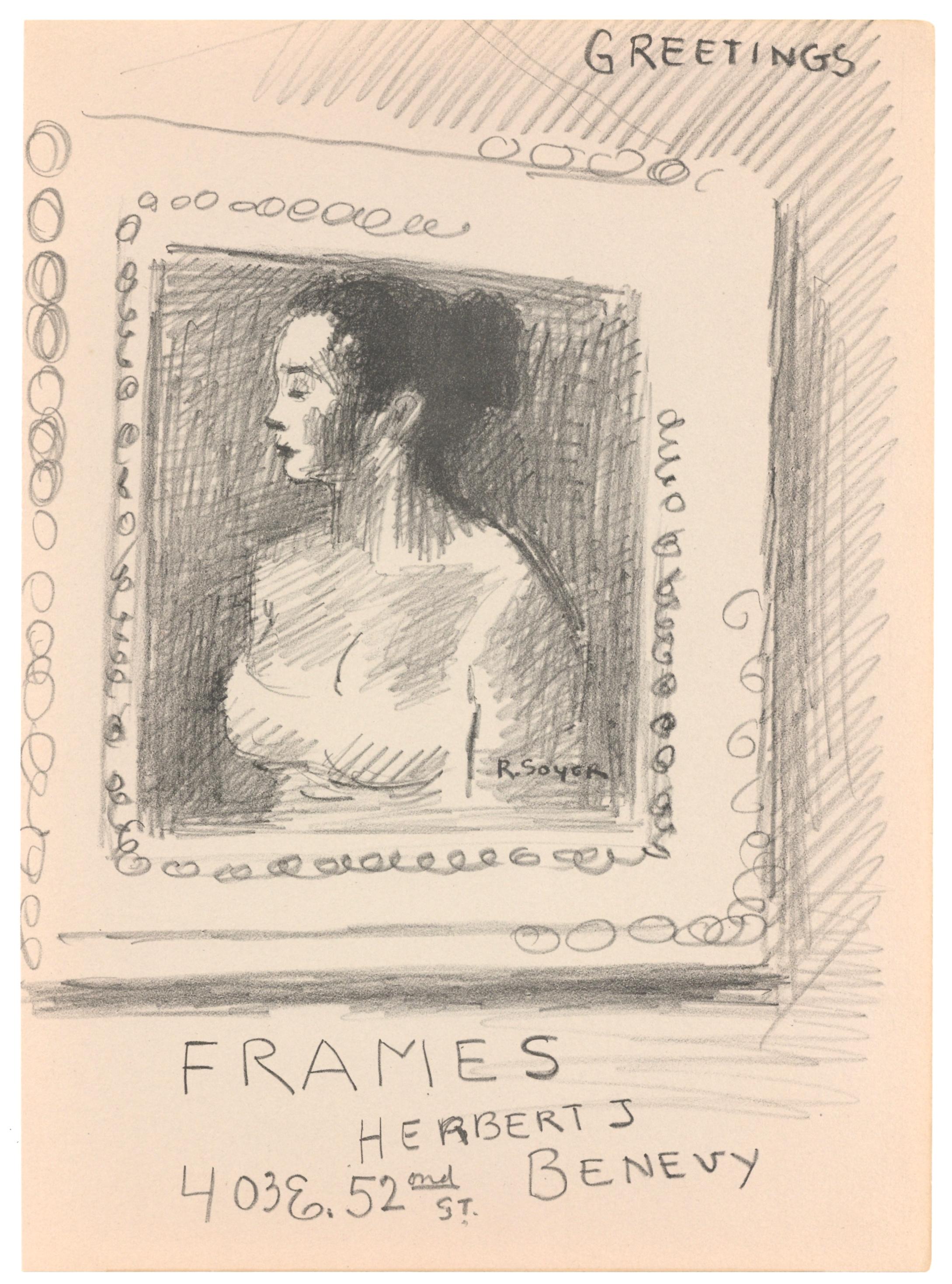original lithograph - Print by Raphael Soyer