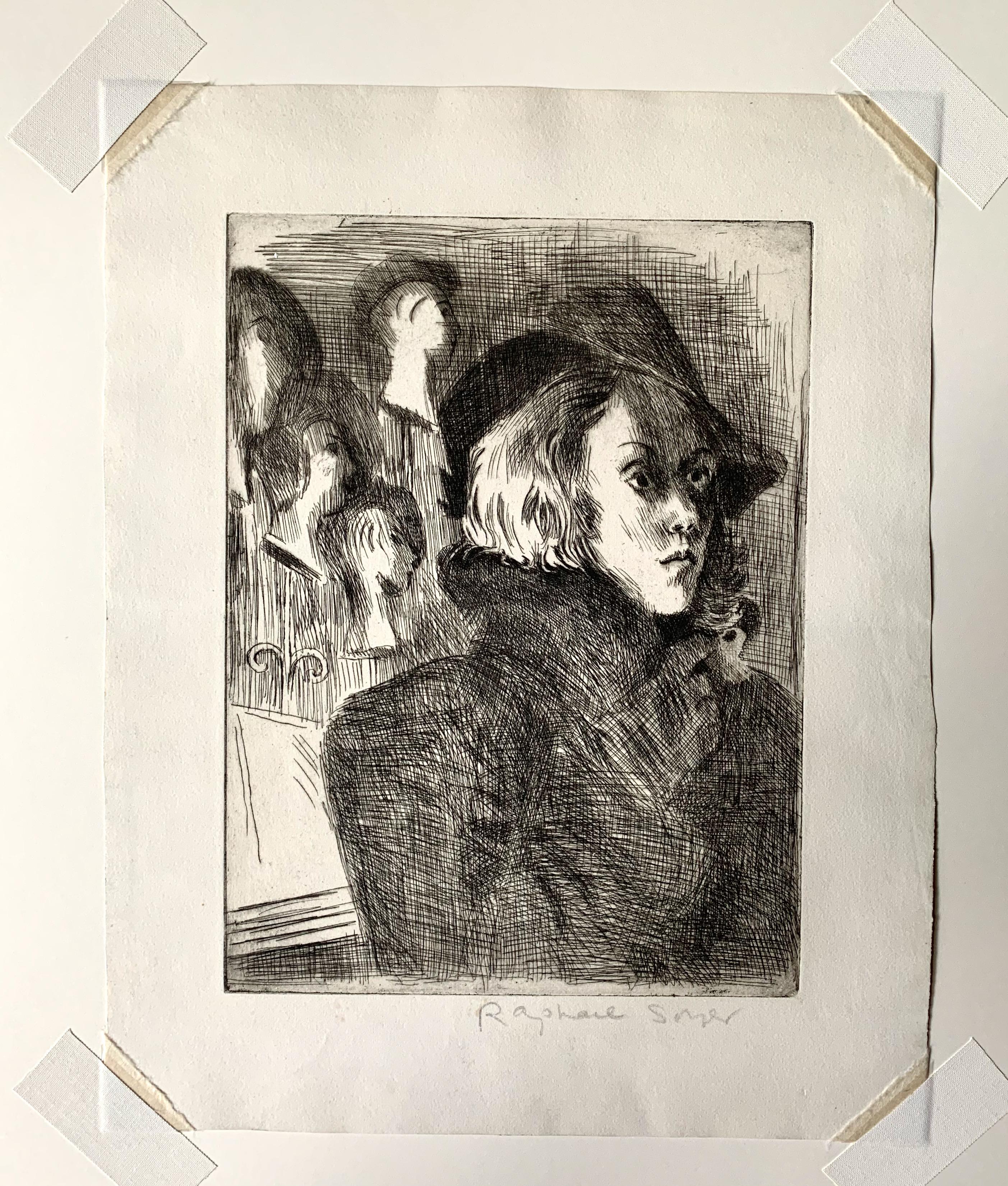 PASSER-BY - Print by Raphael Soyer