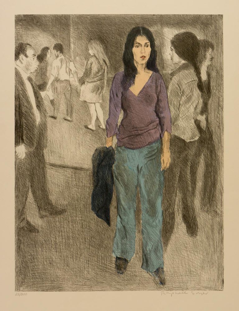 Passing By - Print by Raphael Soyer