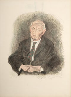 Portrait of Isaac, Lithograph by Raphael Soyer
