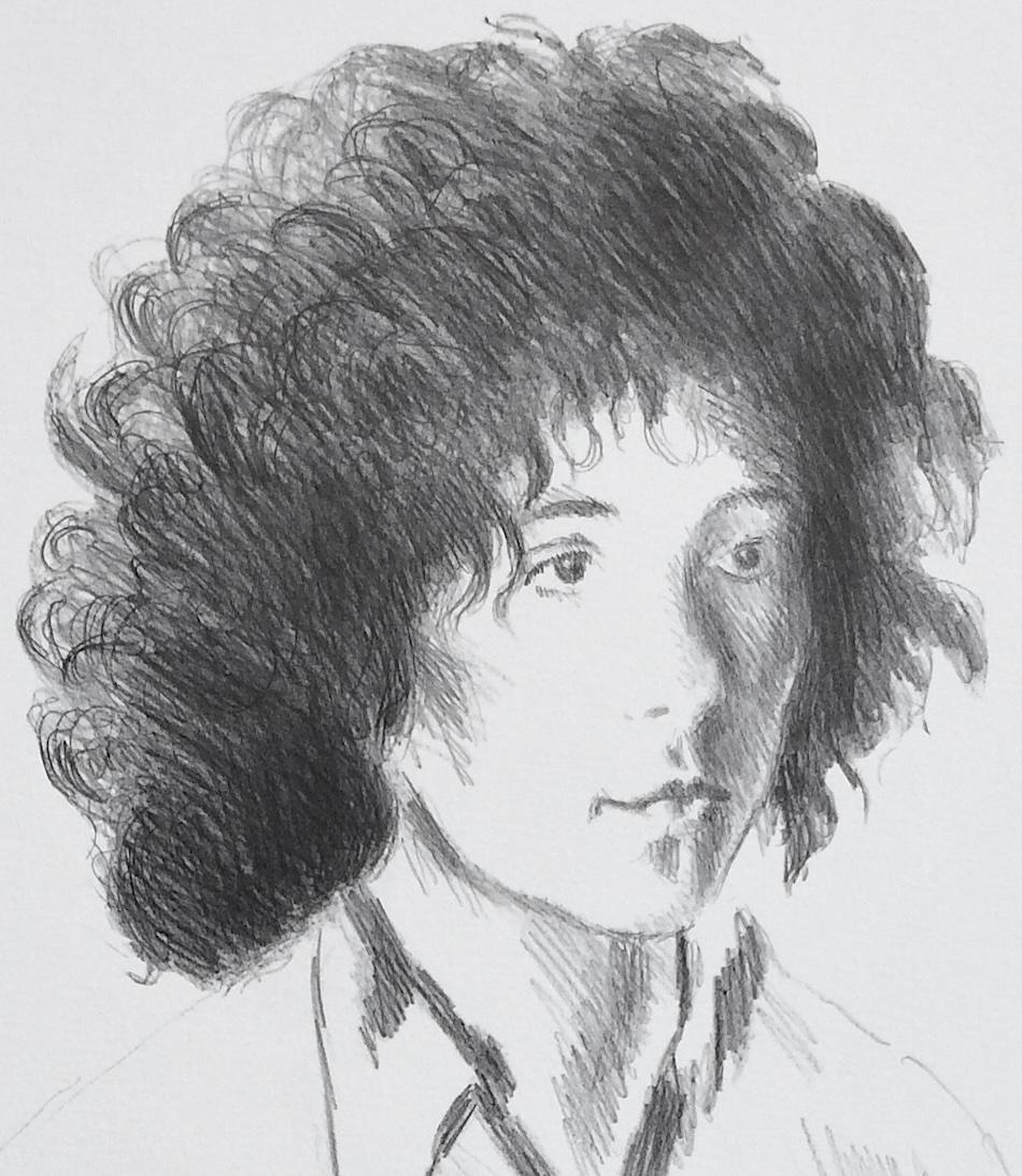 Ritratto di Liz è una litografia originale disegnata a mano da Raphael Soyer, il famoso pittore, disegnatore e stampatore realista americano di origine russa. Stampato su carta d'archivio Arches, 100% carta priva di acidi. Portrait of Liz presenta