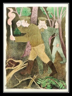 Raphael SOYER Original HAND SIGNED Gentleman From Cracow Framed DELUXE Artwork