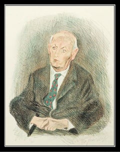 Raphael SOYER SIGNED Isaac Singer Gentleman From Cracow Framed DELUXE Artwork