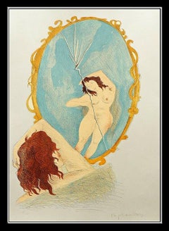 Raphael SOYER SIGNED Isaac Singer Gentleman From Cracow Nude DELUXE Lithograph