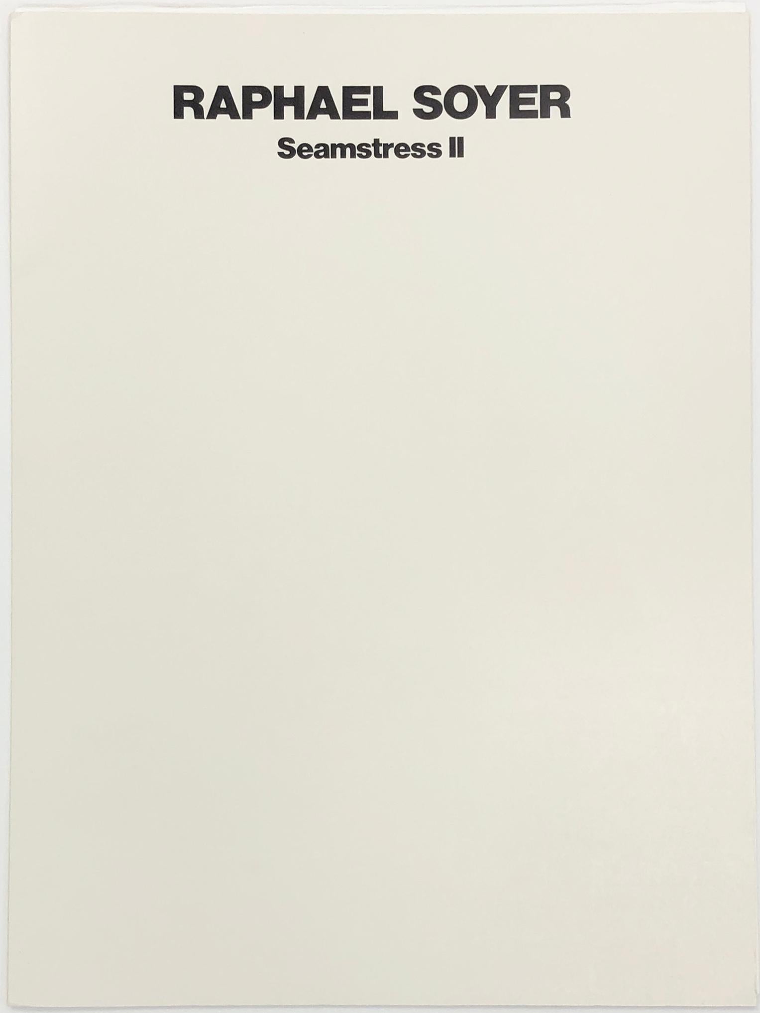 SEAMSTRESS II PORTFOLIO - Print by Raphael Soyer
