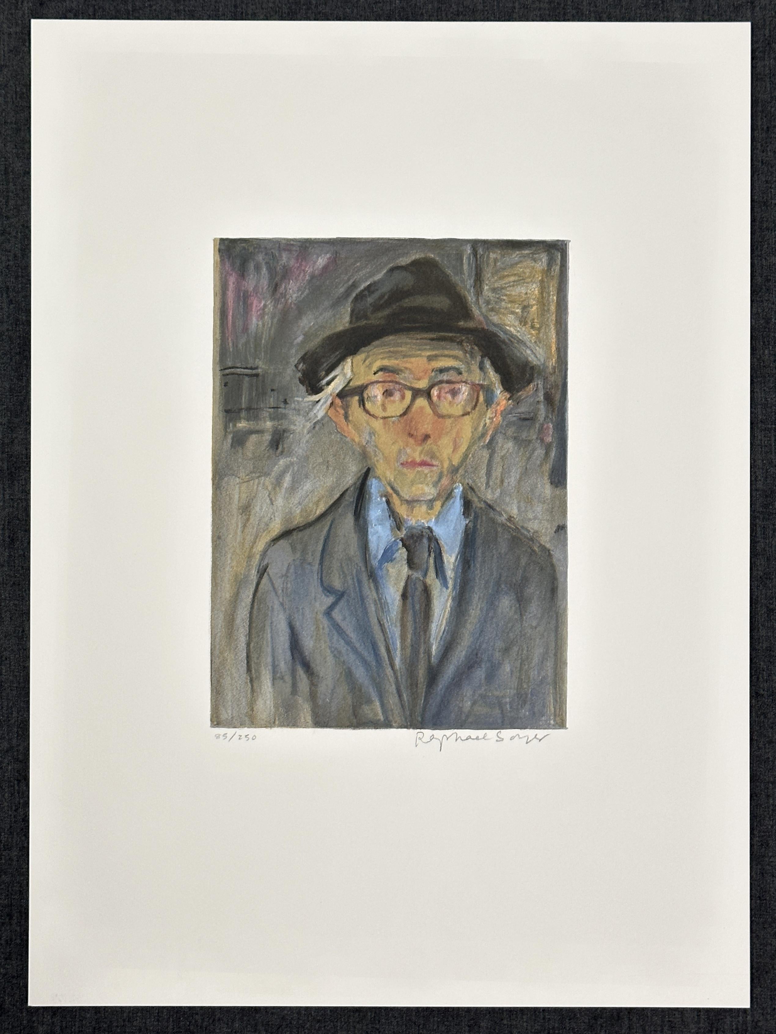 Self Portrait 1979 Signed Limited Edition Lithograph - Print by Raphael Soyer