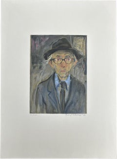 Self Portrait 1979 signé, lithographie en édition limitée