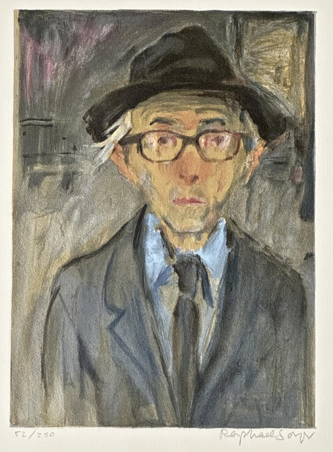 Self Portrait 1980 Signed Limited Edition Lithograph For Sale 5