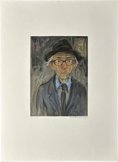 Autorretrato 1980 Litografía firmada de edición limitada