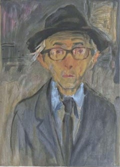 Self-portrait, lithograph on wove paper, pencil signed 7/250, unframed realism