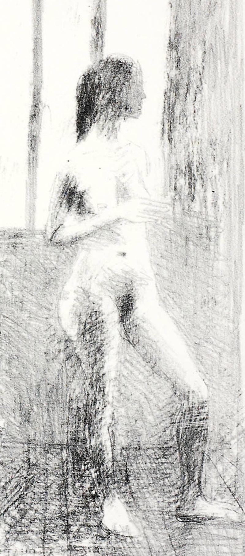 Self Portrait (With Model)
Lithograph, 1959-1960
Signed and numbered in pencil (see photos)
Edition: 50 (30/50)
Commissioned by ACA Gallery, NYC
Depicts the artist in his studio at Second Avenue and Third Street, NYC
Reference: Cole 81
Condition: