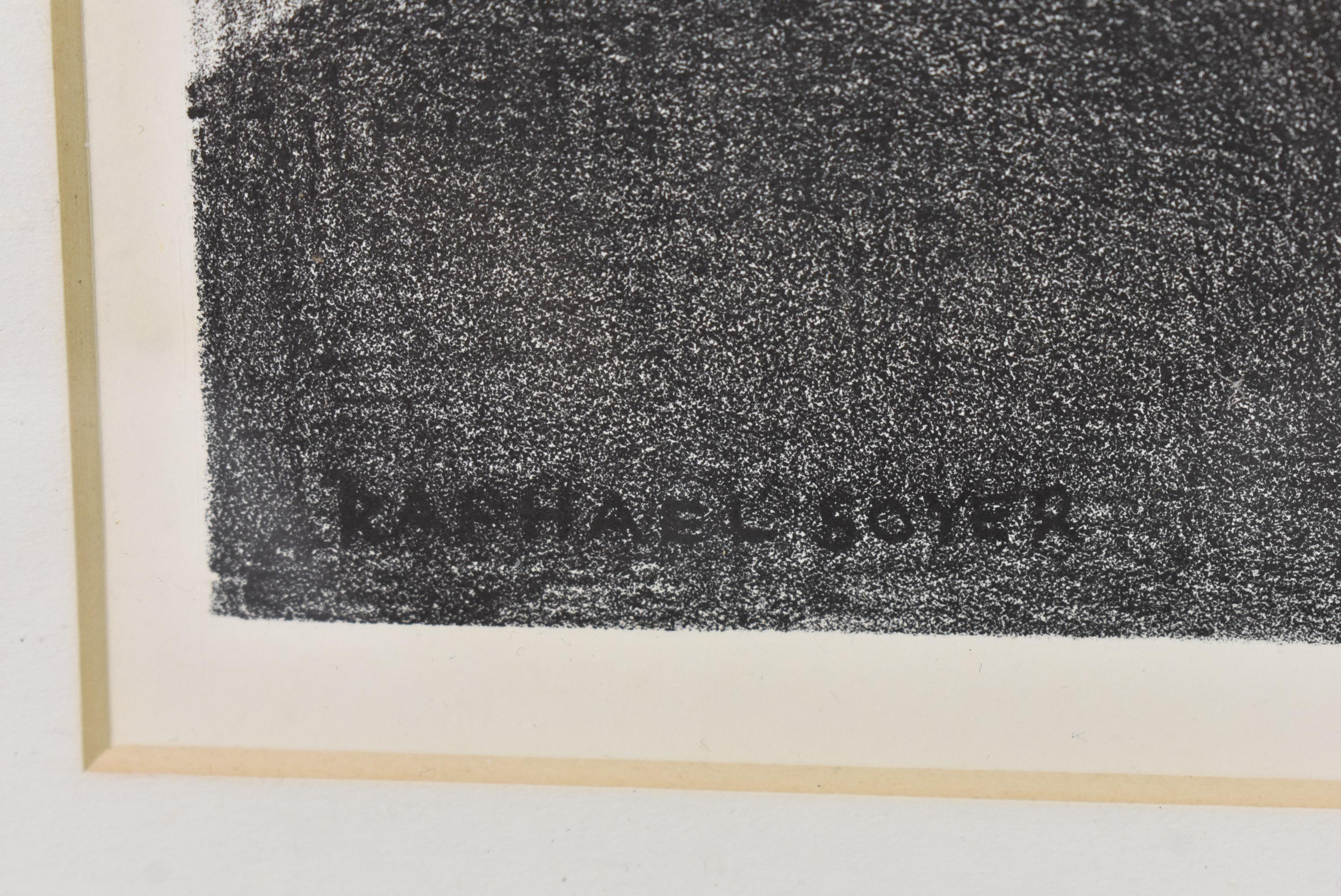 Raphael Soyor Hautfarbener weiblicher Badedruck (Papier) im Angebot